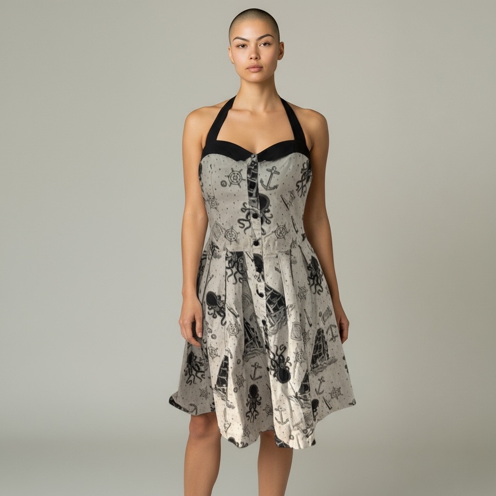 Sourpuss Kraken Halter Dress